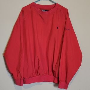 POLO Ralph Lauren 80's Vintage Windbreaker Pullover Polo Horse Logo Men's Medium
